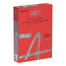 CARTA COLORATA A4 SYLVAMO REY ADAGIO 80 G/M² ROSSO INTENSO - RISMA DA 500 FOGLI - ADAGI080X645