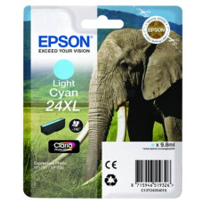 CARTUCCIA PER STAMPANTI INKJET ALTA CAPACITA ELEFANTE 24XL EPSON CIANO CHIARO C13T24354012