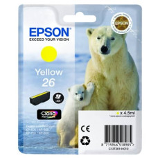 CARTUCCIA PER STAMPANTI INKJET ORSO POLARE 26 EPSON GIALLO C13T26144012