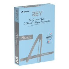CARTA COLORATA A4 SYLVAMO REY ADAGIO 80 G/M² BLU TENUE 48 - RISMA DA 500 FOGLI - ADAGI080X623