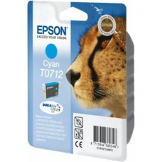CARTUCCIA PER STAMPANTI INKJET INK PIGMENTATO GHEPARDO T0712 EPSON CIANO C13T07124012
