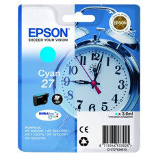 CARTUCCIA PER STAMPANTI INKJET SVEGLIA 27 EPSON CIANO  C13T27024012