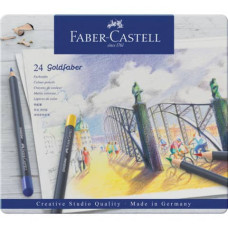 FABER-CASTELL GOLDFABER MATITE COLORATE ASTUCCIO METALLO 24 MATITE
