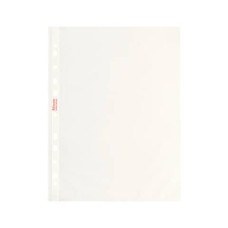 BUSTE A PERFORAZIONE UNIVERSALE GOFFRATE ESSELTE STANDARD PP ANTIRIFLESSO TRASPARENTE A4  CONF.200 - 395613300