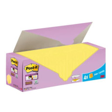 FOGLIETTI POST-IT® SUPER STICKY 20+4 BLOCCHETTI 90 FOGLI/BLOCCHETTO CANARY YELLOW - 654-SSCY VP24