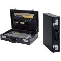 Valigetta ventiquattrore Alassio ponte in ecopelle 44,5x10,5x32 cm nero 92300