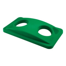 COPERCHIO PER SLIM JIM FORATO PER LE BOTTIGLIE RUBBERMAID VERDE FG269288GRN