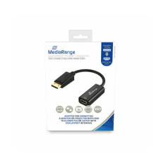 CONVERTITORE DA DISPLAYPORT A HDMI AD ALTA VELOCITA MEDIA-RANGE 10 GBIT/S L.15 CM NERO - MRCS175 CONVERTITORE DA DISPLAYPORT A HDMI AD ALTA VELOCITA MEDIA-RANGE 10 GBIT/S L.15 CM NERO - MRCS175