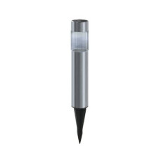 LAMPIONCINO LED IN ACCIAIO CON PANNELLO SOLARE E SENSORE CREPUSCOLARE AIGOSTAR LUCE FREDDA - CHIODO B10201J9N