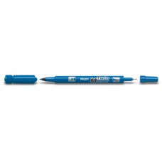 MARCATORE PERMANENTE PILOT TWIN BEGREEN DOPPIA PUNTA IN FIBRA 0,8/2 MM - BLU 040316