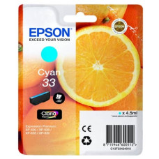CARTUCCIA PER STAMPANTI INKJET ARANCE T33 EPSON CIANO  C13T33424012
