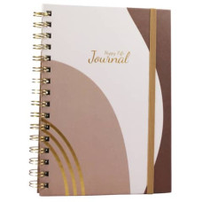 QUADERNO A SPIRALE A5 DONAU HAPPY LIFE 100 FOGLI 80 G/M² MARRONE 1R 330362022