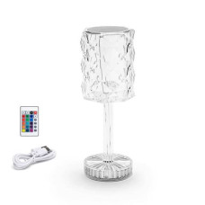 LAMPADA DA TAVOLO TRASPARENTE 1W AIGOSTAR RGB 306854