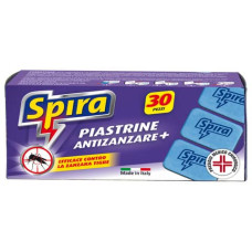 PIASTRINE ANTIZANZARE SPIRA PER ELETTROEMANATORI A PIASTRINE E BI-USO IN CONFEZIONE DA 30 - 10254 PIASTRINE ANTIZANZARE SPIRA PER ELETTROEMANATORI A PIASTRINE E BI-USO IN CONFEZIONE DA 30 - 10254