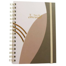 QUADERNO A SPIRALE A5 DONAU HAPPY LIFE 100 FOGLI 80 G/M² VERDE QUADRETTI 5 MM 330362011