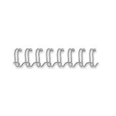 DORSI METALLICI FELLOWES ARGENTO 14 MM - - CAPACITA 101-130 FOGLI CONF.100 - 54454