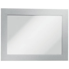 CORNICI CON PANNELLO MAGNETICO DURABLE DURAFRAME® A6 ARGENTO METALLIZZATO 176X130MM  CONF. 2 PZ