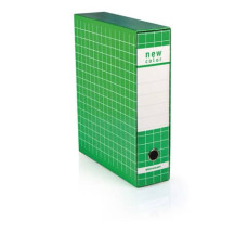 REGISTRATORE PROTOCOLLO CON CUSTODIA BREFIOCART NEW COLOR 35X28,5 CM DORSO 8 CM VERDE SCURO - 0201180.VE