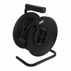 AVVOLGICAVO DA 25 M A 4 VIE 2P+E AIGOSTAR NERO 186883