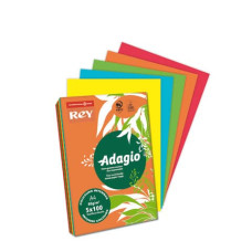 CARTA COLORATA A4 REY ADAGIO 80 GR RISMA DA 500 FOGLI COLORI FORTI