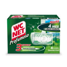 DEODORANTE WC NET TAVOLETTE IGIENE PROFUMOSO MOUNTAIN FRESH 4X34 GRAMMI M74833