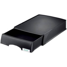 CASSETTO COMPONIBILE LEITZ PLUS IN POLISTIROLO A4 NERO 25,5X37,6X7 CM 52100095