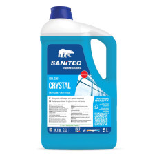 DETERGENTE MULTIUSO SANITEC CRYSTAL PER VETRI, SPECCHI E SPOLVERO ANTI-ALONE 5 L / 5 KG DETERGENTE MULTIUSO SANITEC CRYSTAL PER VETRI, SPECCHI E SPOLVERO ANTI-ALONE 5 L / 5 KG