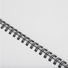 DORSI METALLICI FELLOWES NERO 8 MM - - CAPACITA 36-60 FOGLI CONF.100 - 53261
