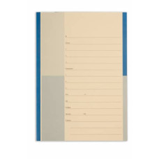 CARTELLINE A 2 LEMBI 4PRO A4 IN CARTA SCHEDOGRAFICA 270 G/M² DORSO 3 CM BLU CONF. DA 20 PEZZI - 7015 01
