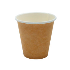 BICCHIERE CAFFE IN CARTONCINO KRAFT LE NAPPAGE 120 CC SENZA PLASTICA CONF. 50 PZ - 61013RC