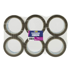 NASTRO ADESIVO DA IMBALLO SYROM FORMATO 50 MM X 66 M - MATERIALE PPL AVANA CONF. 6 PEZZI - 9899