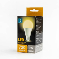 LAMPADINA LED A60 E27 9W - 840 LUMEN AIGOSTAR LUCE CALDA B10105MQJ