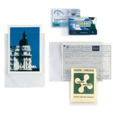 BUSTE A U SEI ROTA SOFT PP LISCIO - ALTO SPESSORE TRASPARENTE 42X60 CM (A2) - CONF. 10 PEZZI - 654260