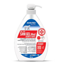 DISINFETTANTE MANI A BASE ALCOLICA SENZA RISCIACQUO SANI GEL MED SANITEC 600 ML 1035 DISINFETTANTE MANI A BASE ALCOLICA SENZA RISCIACQUO SANI GEL MED SANITEC 600 ML 1035