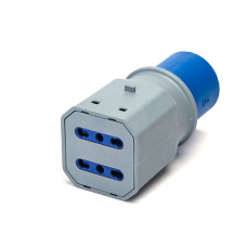 ADATTATORE INDUSTRIALE ITALIANO AIGOSTAR IEC309 3 SPINE A 2P11/P17 361662
