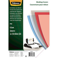 Copertine per rilegatura Fellowes super clear pvc trasparente a4 conf.100