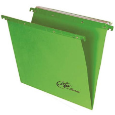 CARTELLE SOSPESE ORIZZONTALI PER CASSETTI LINEA JOKER 39 CM FONDO V - VERDE CONF. 25 PEZZI 400/395 LINK - A6