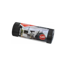 SACCHI DELL'IMMONDIZIA SUPER STRONG - OFFICE PRODUCTS NERO - 120 L - 66X109 CM ROTOLO DA 10 PZ