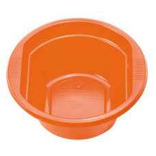 SCODELLE IN PS DOPPIA RIUTILIZZABILI 300 ML ARANCIONE - CONF. 15 PZ - 08143