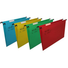 CARTELLE SOSPESE ORIZZONTALI PER CASSETTI LINEA ARLEKINO 33 CM FONDO V - ASSORTITI CONF. 10 PEZZI 060/330 LC -Z7