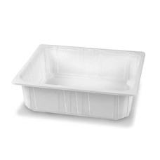 VASSOIO GASTRONOMIA IN PP BIANCO - 6000 ML - 75G - CONF. 58 PZ PROFESSIONAL 320X265X95 MM - 30427