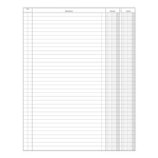 REGISTRO ENTRATE USCITE DATA UFFICIO 100 PAGINE - 31X24,5 CM DU135800000