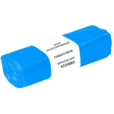 SACCHI IMMONDIZIA PER RIFIUTI INORGANICI MOBY SACK 110 L - 70X110 CM AZZURRO - ROTOLO DA 10 PEZZI - 6114