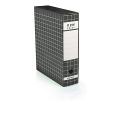 REGISTRATORE PROTOCOLLO CON CUSTODIA BREFIOCART NEW COLOR 35X28,5 CM DORSO 8 CM NERO - 0201180.NE