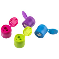 Espositore 12 temperamatite a 2 fori con serbatoio Donau in colori assortiti