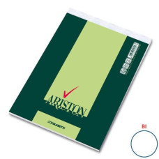 BLOCCO CON PUNTO METALLICO BLASETTI A5 ARISTON 70 FF FOGLI BIANCHI A5 - 15X21 CM - 1068