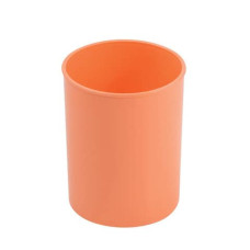 PORTAPENNE ROTONDO IN PP DONAU Ø 7,5 X H.9,5 CM - 100% RICICLABILE - ARANCIONE PASTELLO