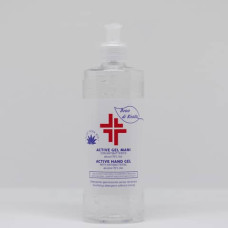 GEL IGIENIZZANTE MANI (ALCOL 70%) 500 ML CON DOSATORE - ACTIVE LINEA BOSCO DI RIVALTA - PROFUMO DI AGRUMI