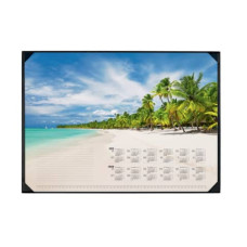 SOTTOMANO DURABLE 590X420 MM   BLOCCO 25 FF STAMPA A FANTASIA SPIAGGIA TROPICALE 731115