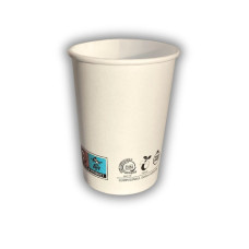 BICCHIERI IN CARTA E PLA BIANCHI FERRARI BIO CONFEZIONE DA 50 PEZZI 236 ML FBIO95